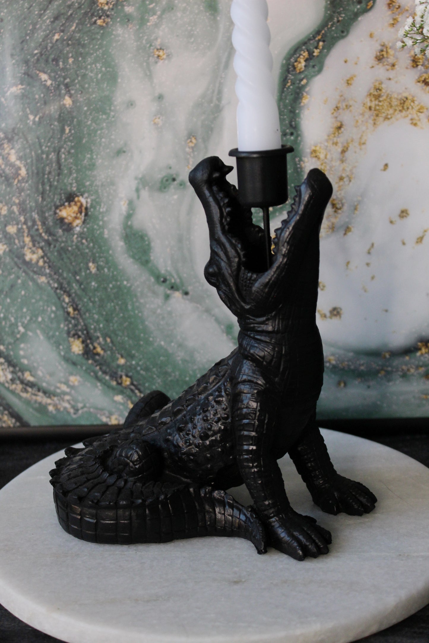 Candle Holder Crocodile | Kandelaar Krokodil