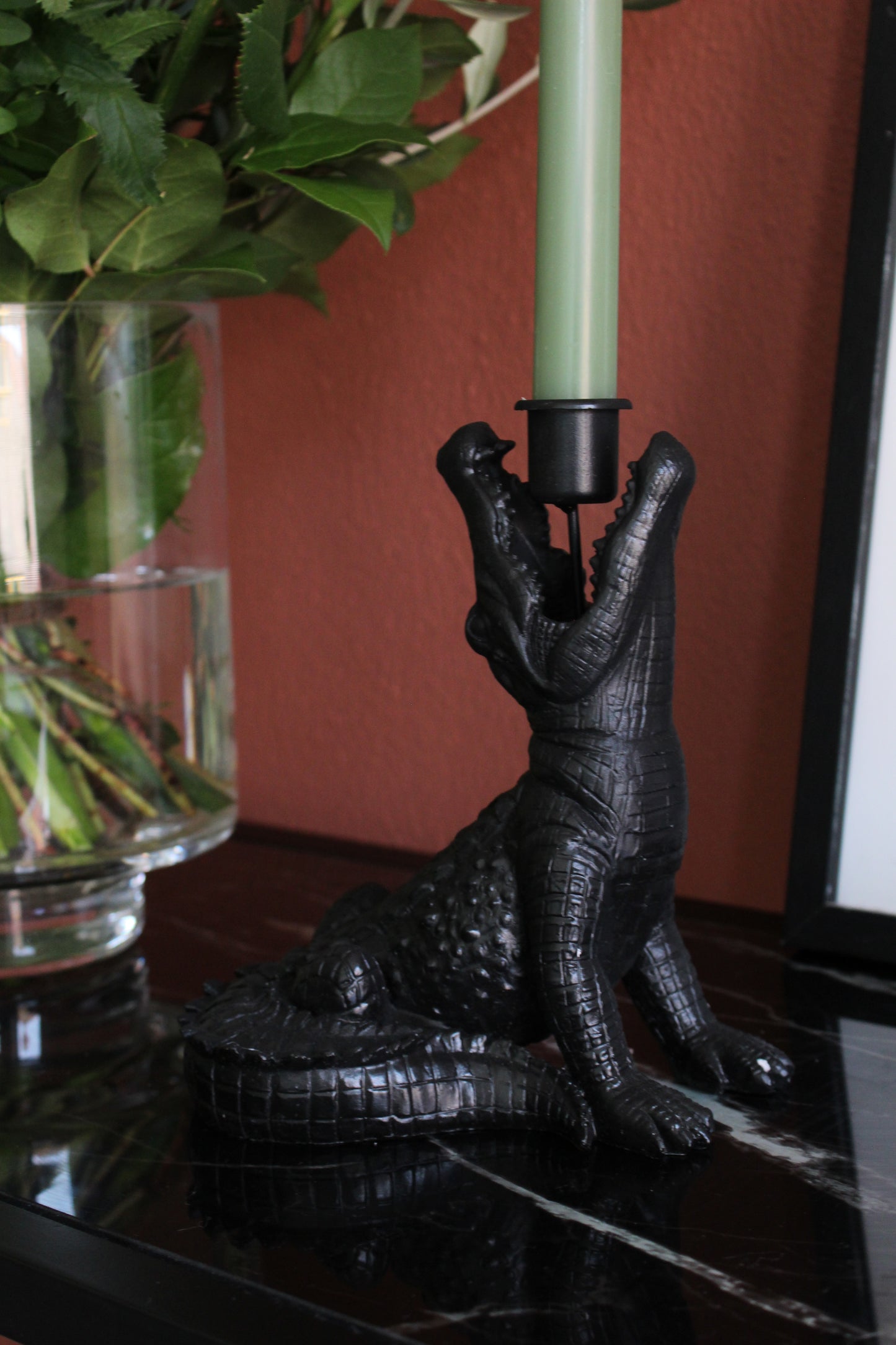 Candle Holder Crocodile | Kandelaar Krokodil