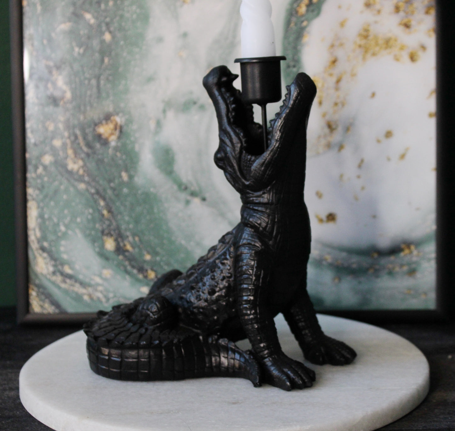 Candle Holder Crocodile | Kandelaar Krokodil