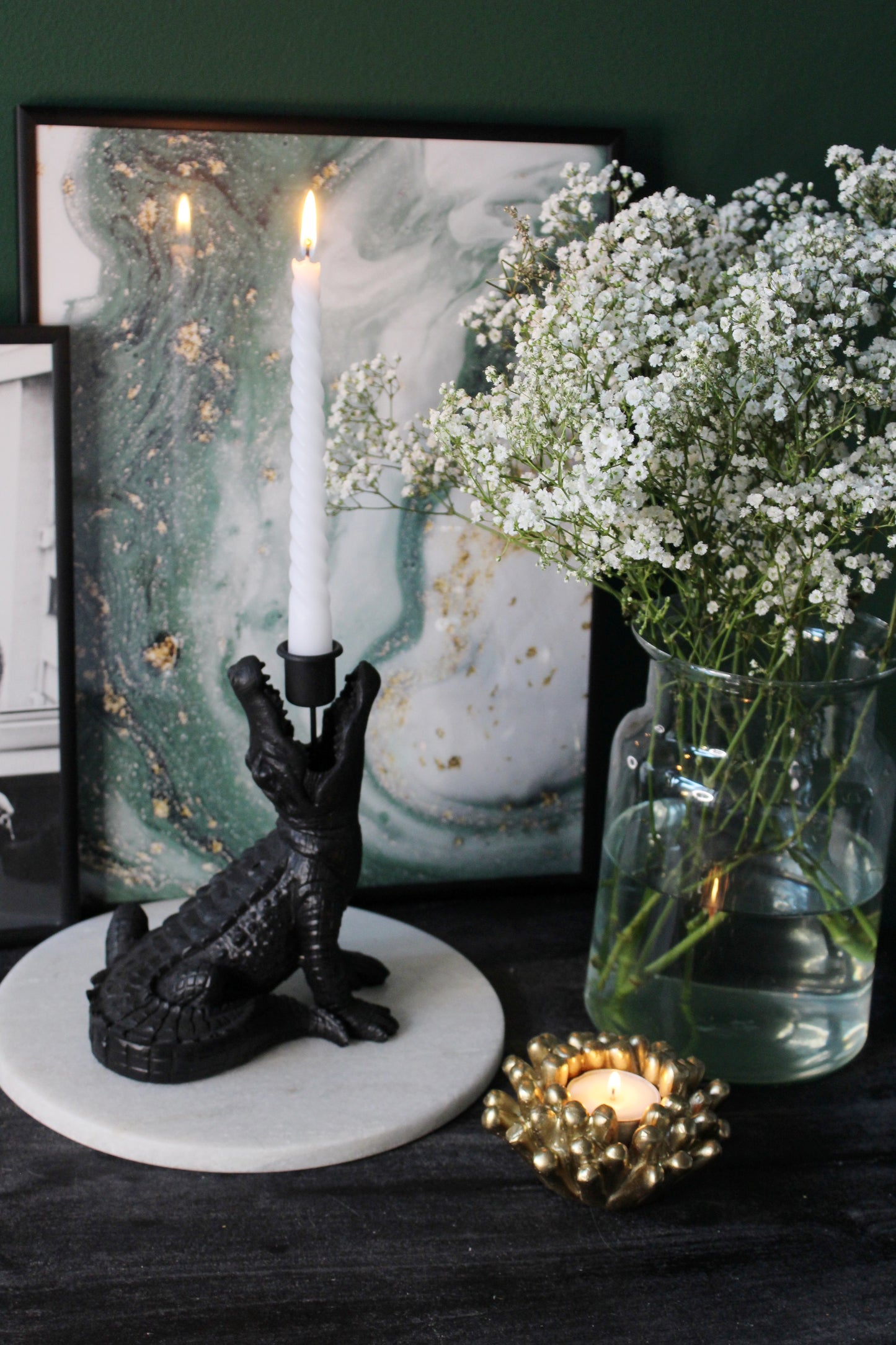 Candle Holder Crocodile | Kandelaar Krokodil